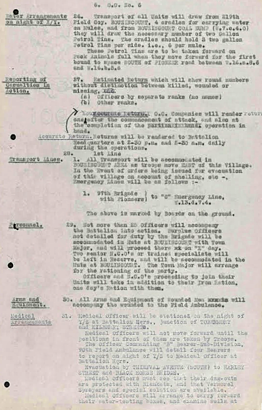 War Diary Scan